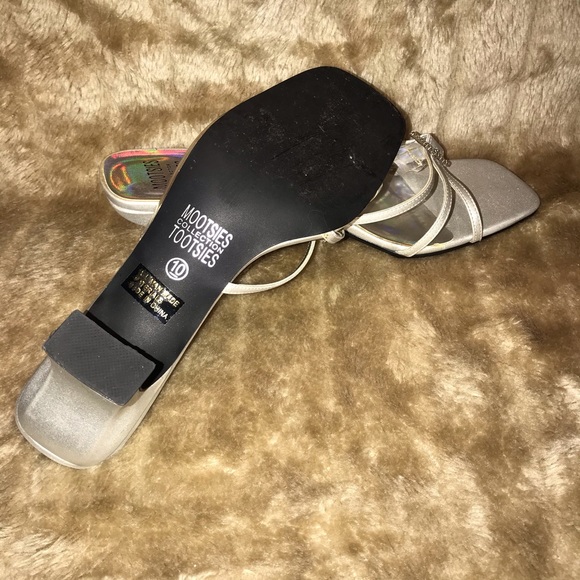 Size 10 - Slip-on heel sandals with short heel - Picture 5 of 6